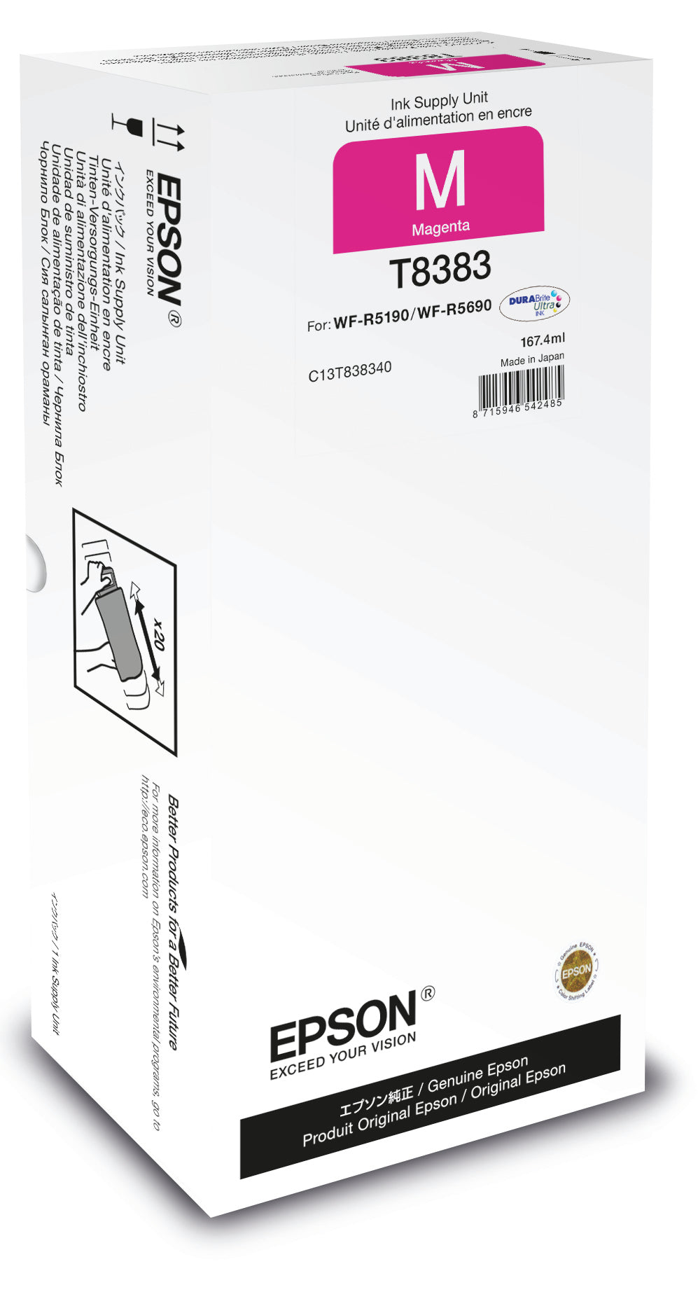 Ink Cart/Magenta 20 000 pages f WF-R5x90