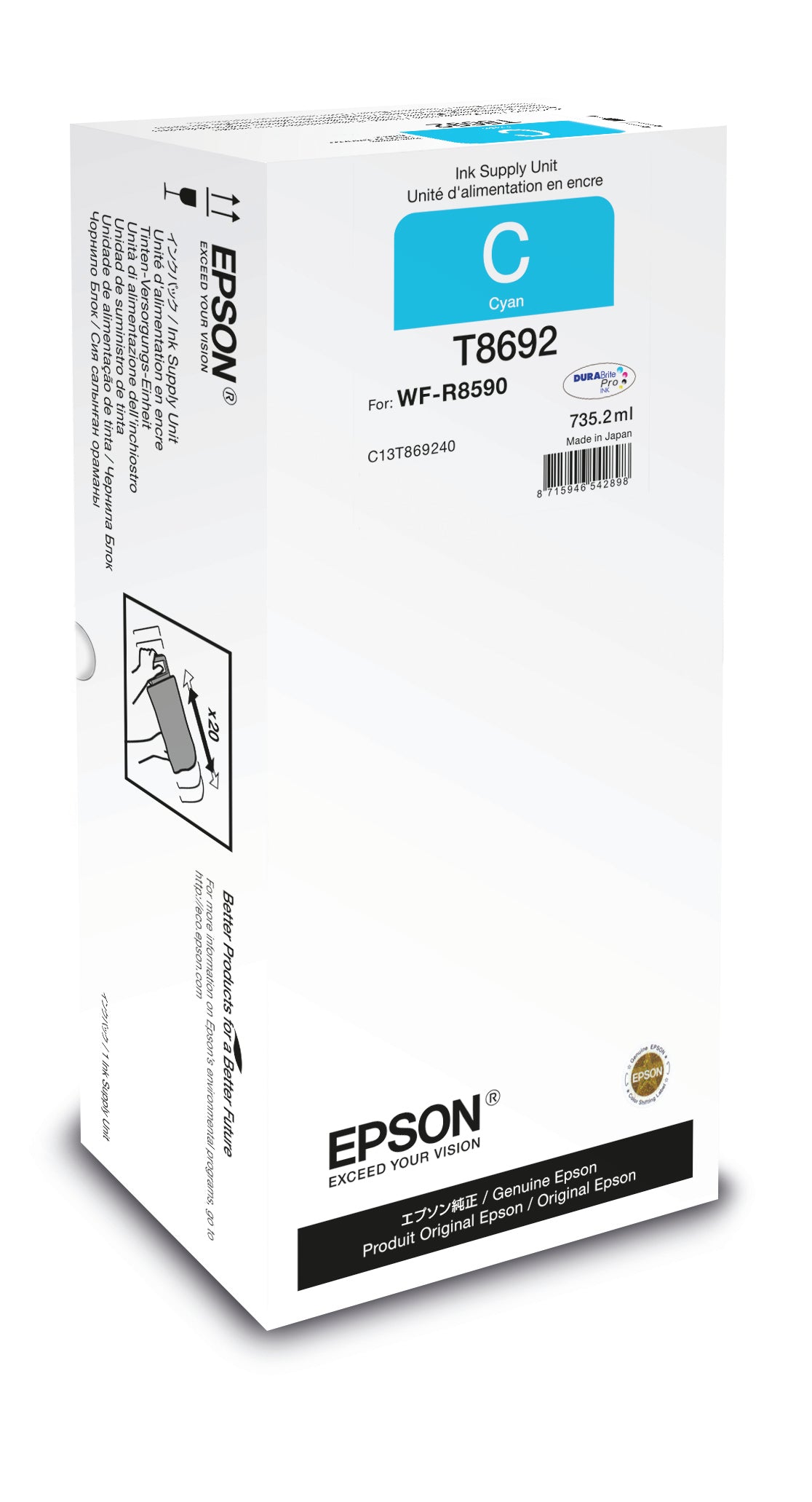 Ink/WF-R8590 XXL CY