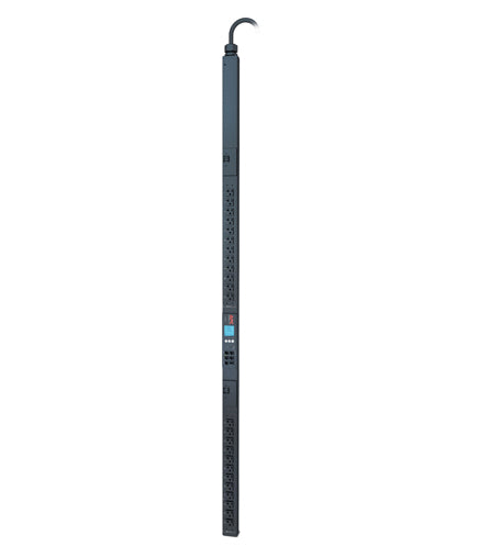 APC Metered Rack PDU ZeroU 2G Rack AC 100/120V 2880VA RS-232 input NEMA L5-30 output connectors 24 2.9m cord Black