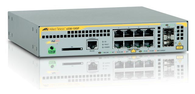 ALLIED AT-x230-10GP Switch L2+ 8P GIGABIT PoE+ & 2 SFP