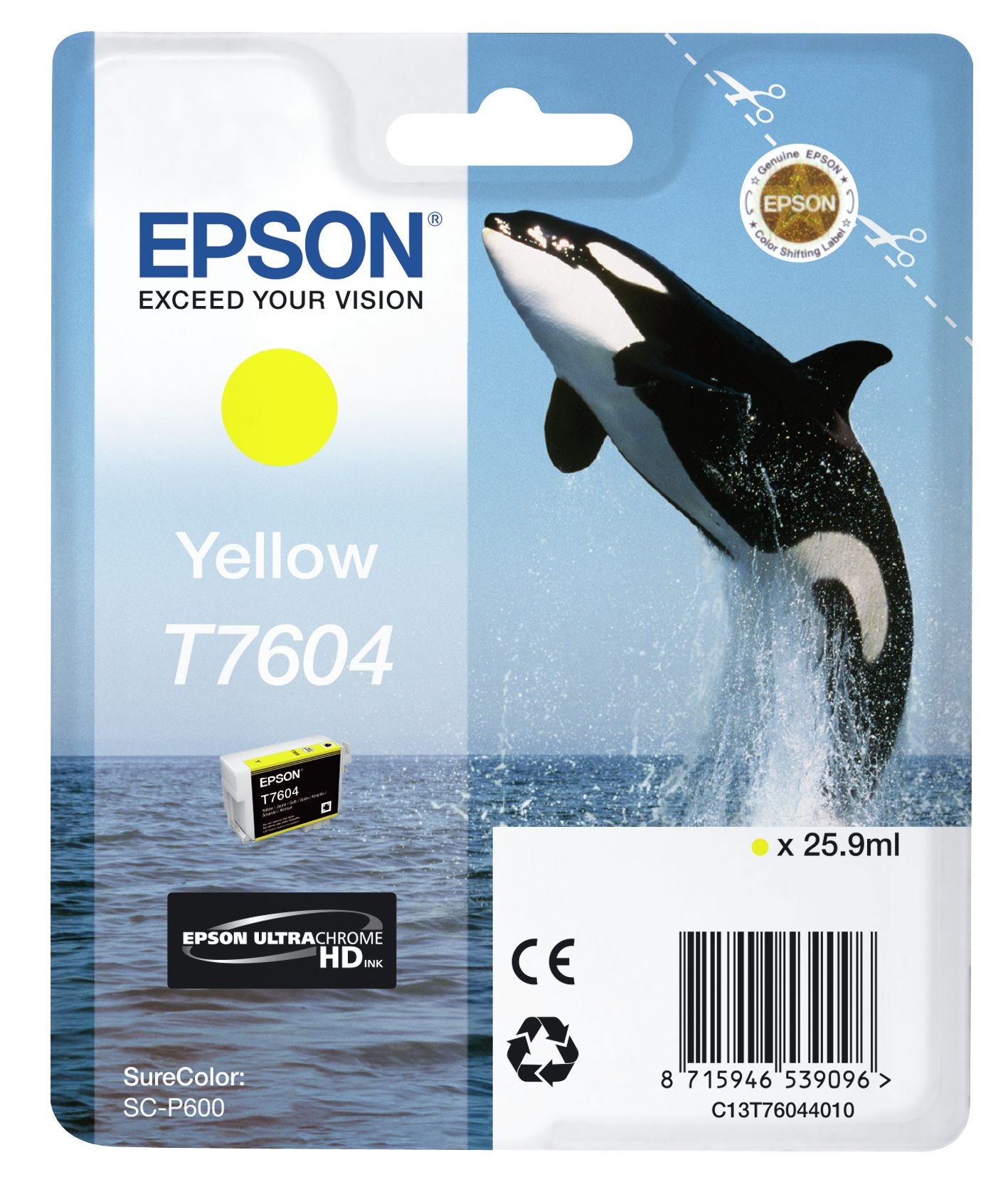 Ink/T7604 Killer Whale 25.9ml YL