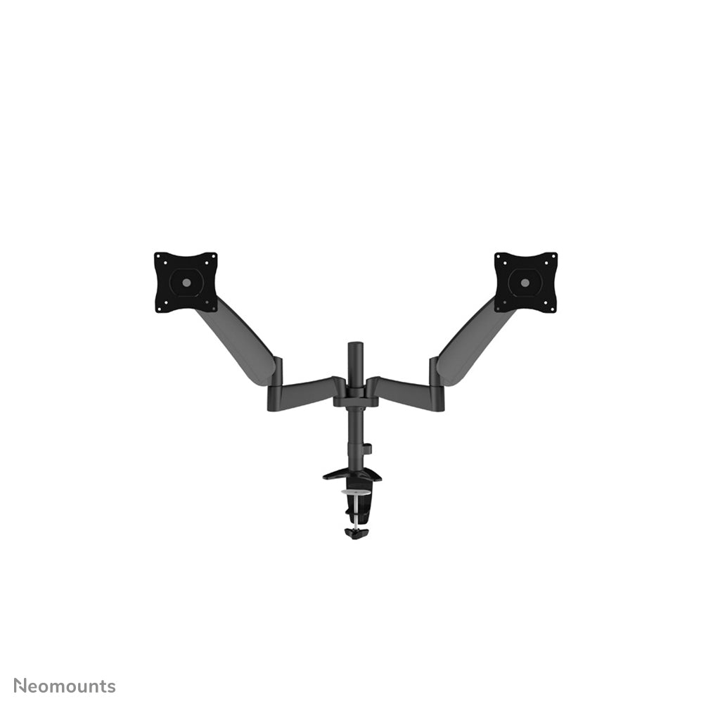 Desk Mount Dual 10-24" Clamp/Grom BLACK