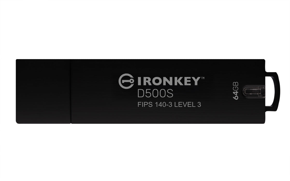 KINGSTON 64Go IronKey D500S FIPS 140-3 Lvl 3 Pending AES-256