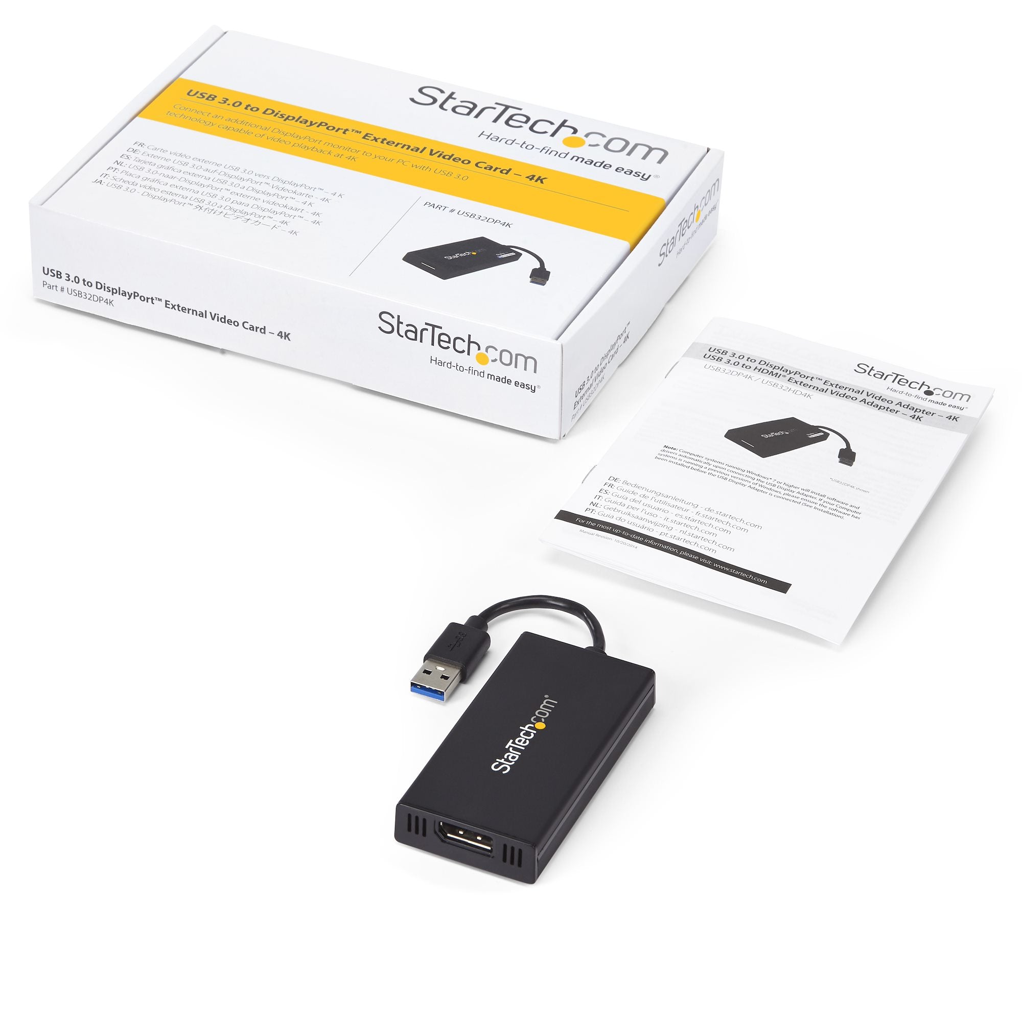 USB 3.0 to DisplayPort Adapter - 4K