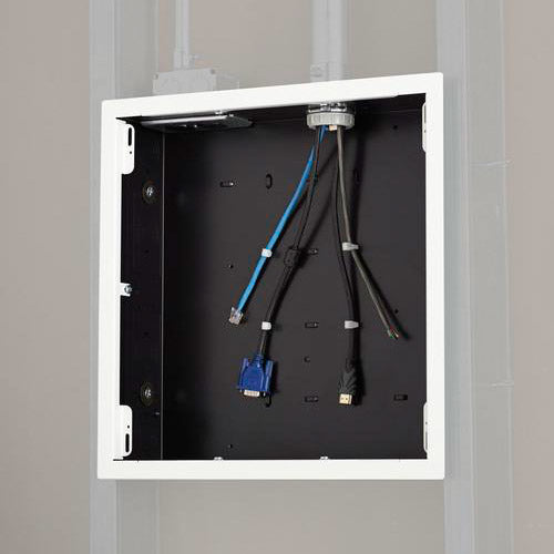 Chief Proximity Large In-Wall Storage Box with White Flange