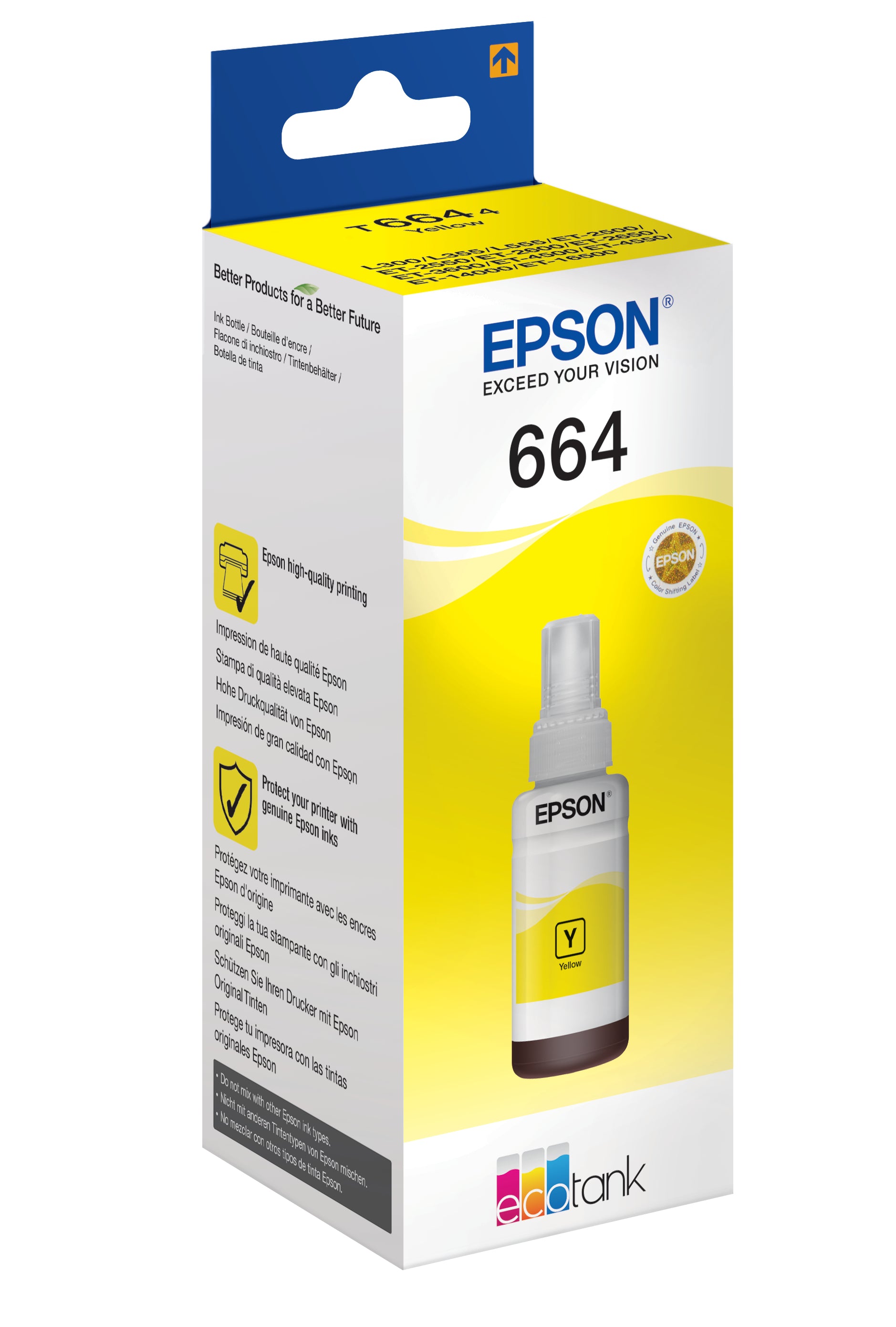 EPSON 1LB T6644 ink cartridge yellow 70ml 1-pack (A)