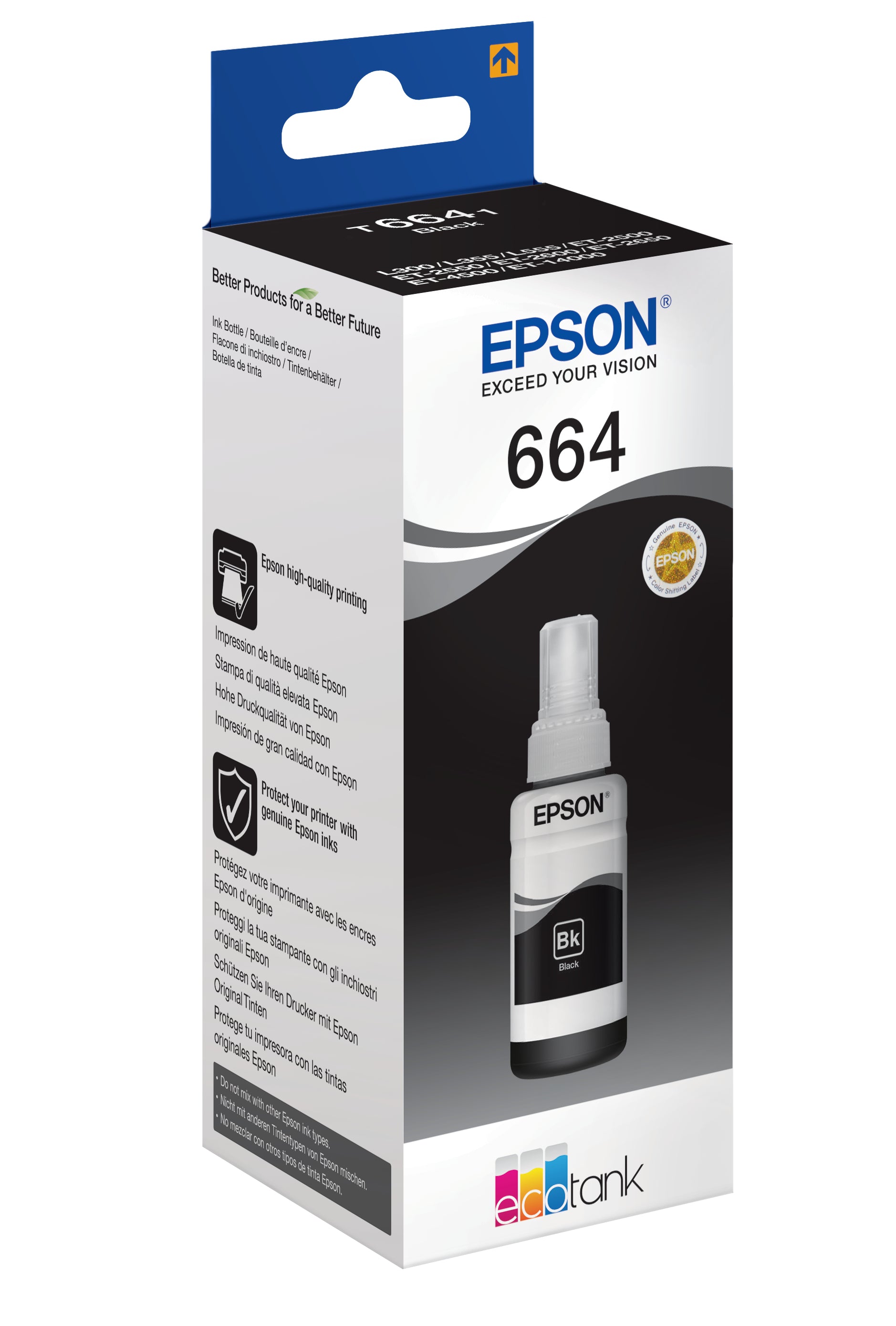 EPSON 1LB T6641 ink cartridge black 70ml 1-pack (A)