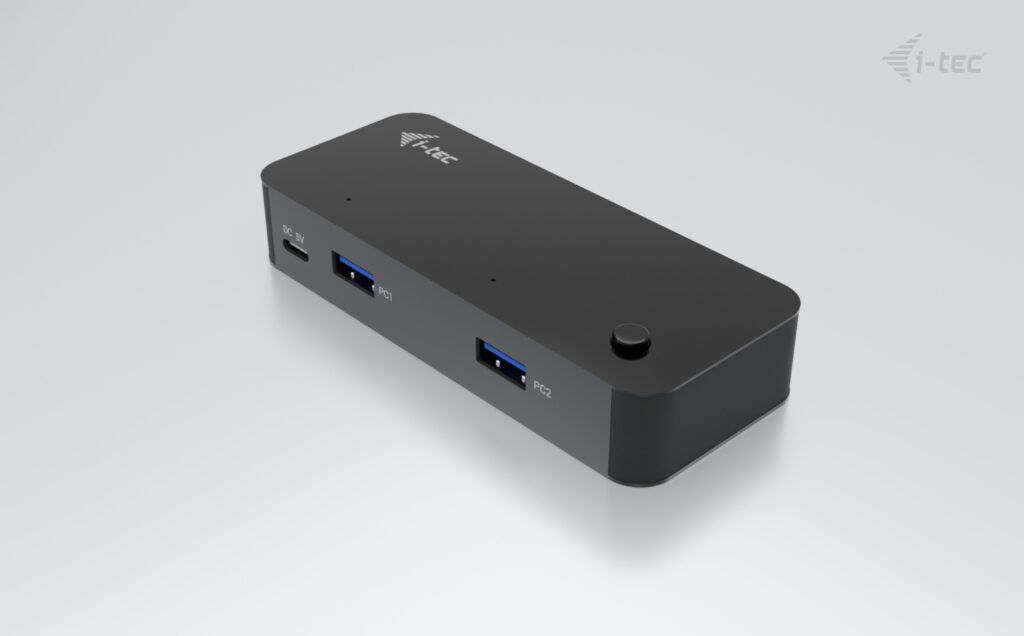 I-TEC Universal KVM HUB 2x USB-C 3.2 Gen.1 + 2x USB-A 3.2 Gen.1 1x USB-C power-in
