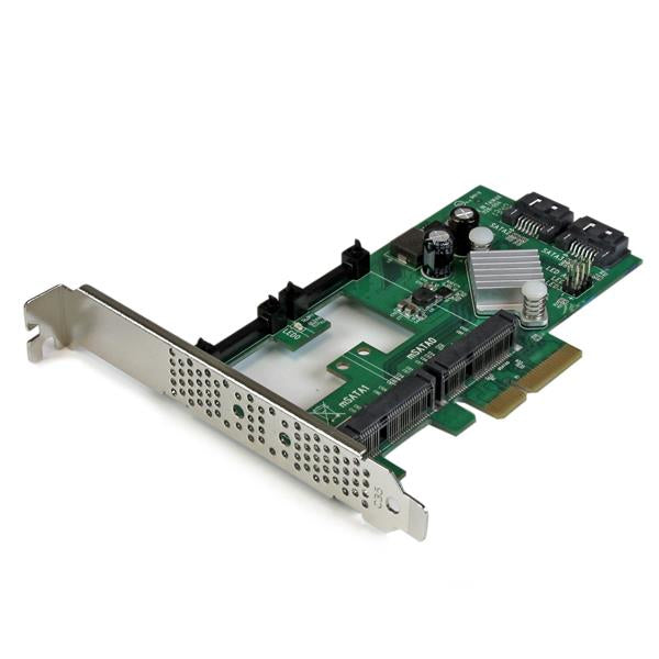 2 Port PCIe SATA III Card- 2 mSATA Slots