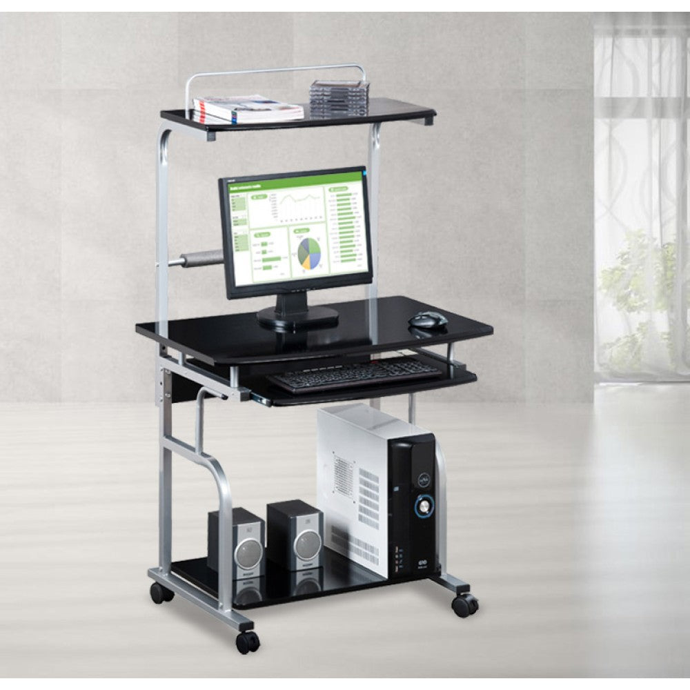 Techly ICA-TB 7800BK Bureau d'ordinateur