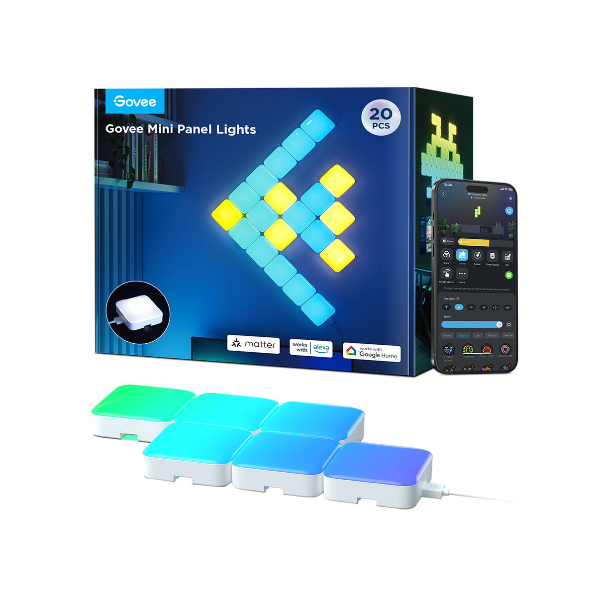 Govee H8069 | Petits panneaux lumineux