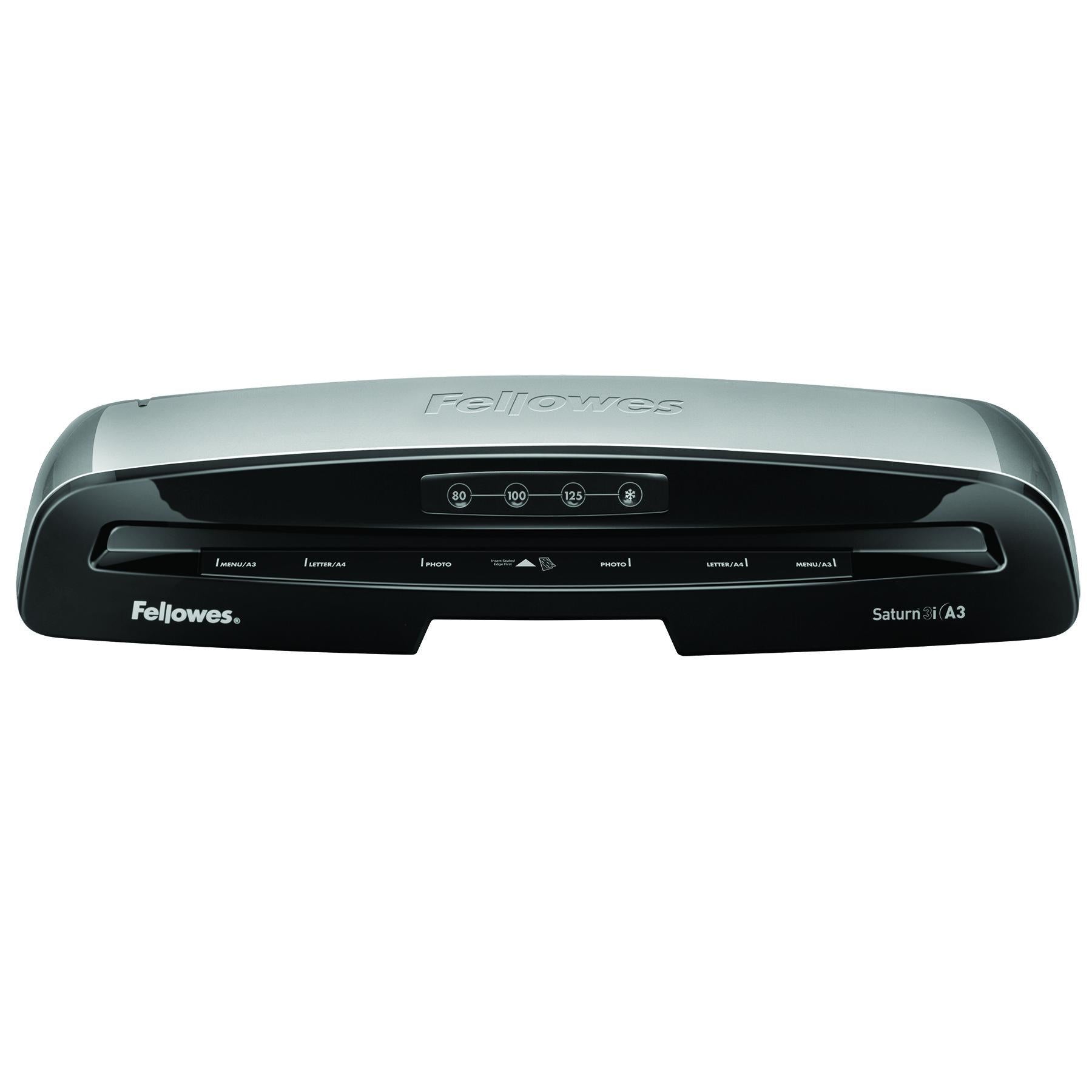 Bundle FELLOWES SATURN 3I A3 LAMINATOR + MATT LAMINAT POUCH A4 80MIC