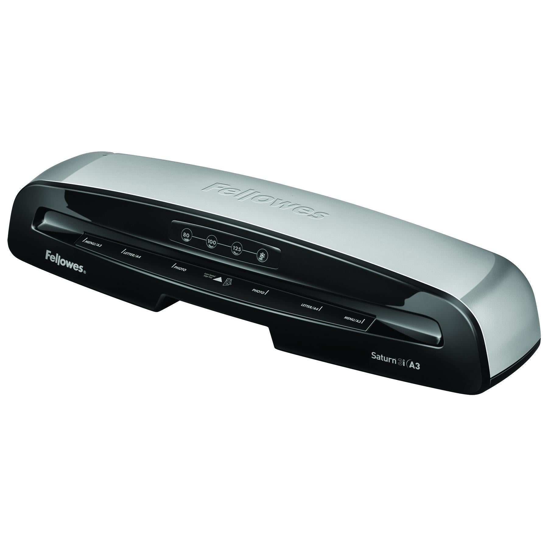 Bundle FELLOWES SATURN 3I A3 LAMINATOR + MATT LAMINAT POUCH A4 80MIC
