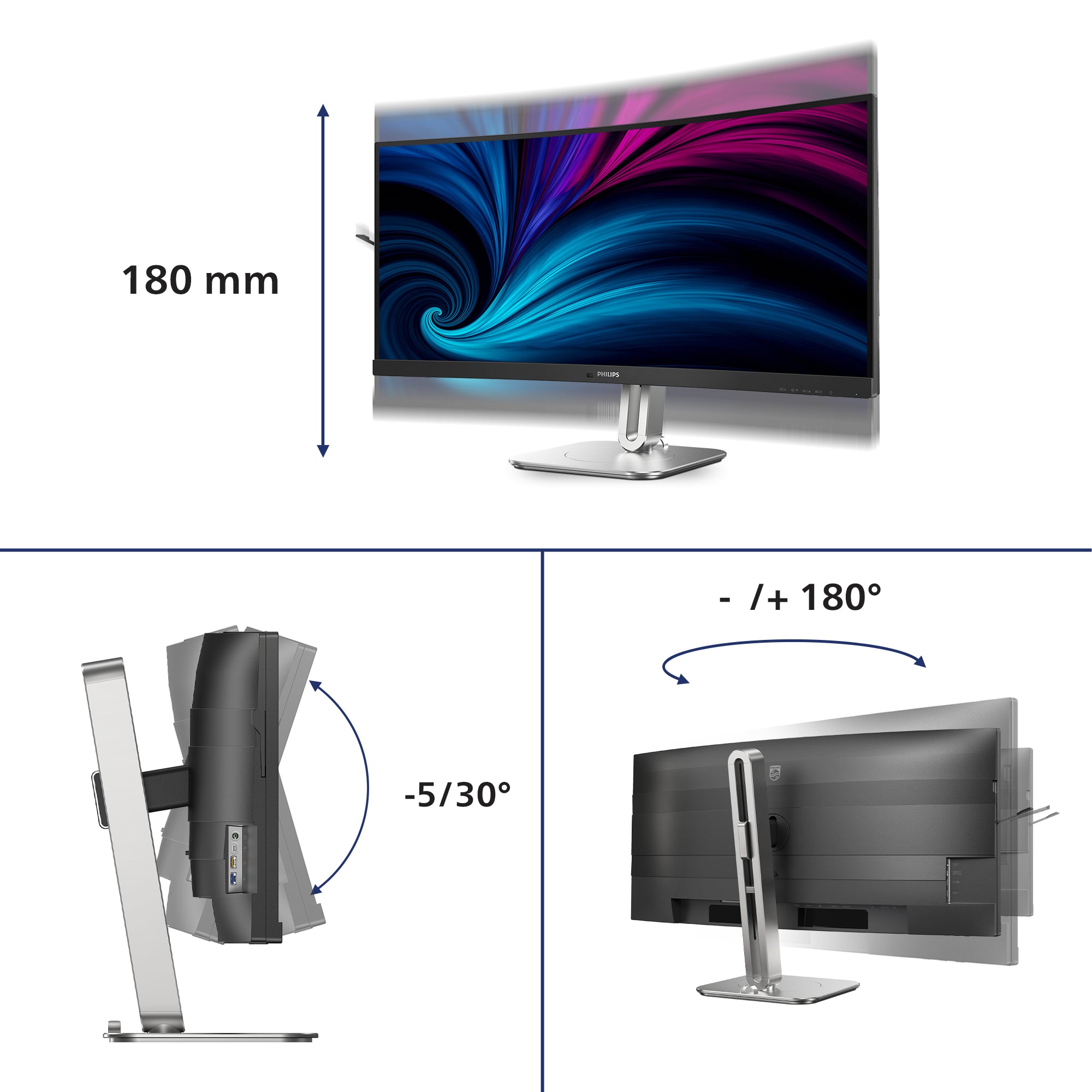 Curved Business monitor
