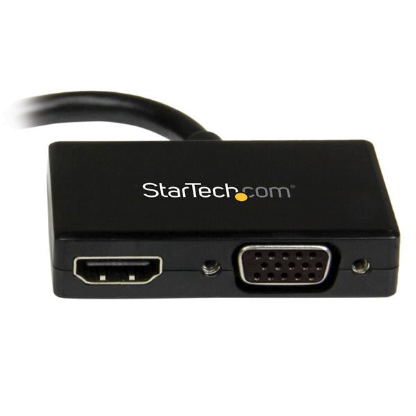 Travel A/V adapter: mDP to VGA/HDMI