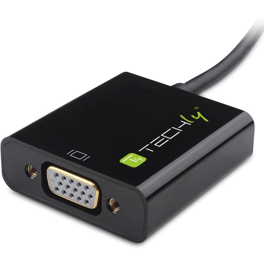 Techly IDATA HDMI-VGA-4 Adaptateur Mini HDMI C vers VGA M/F