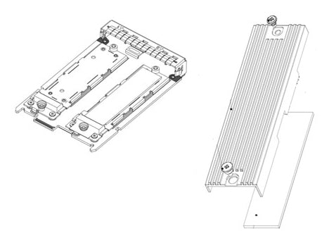 Sgl M.2 Interposer Card Cust Install