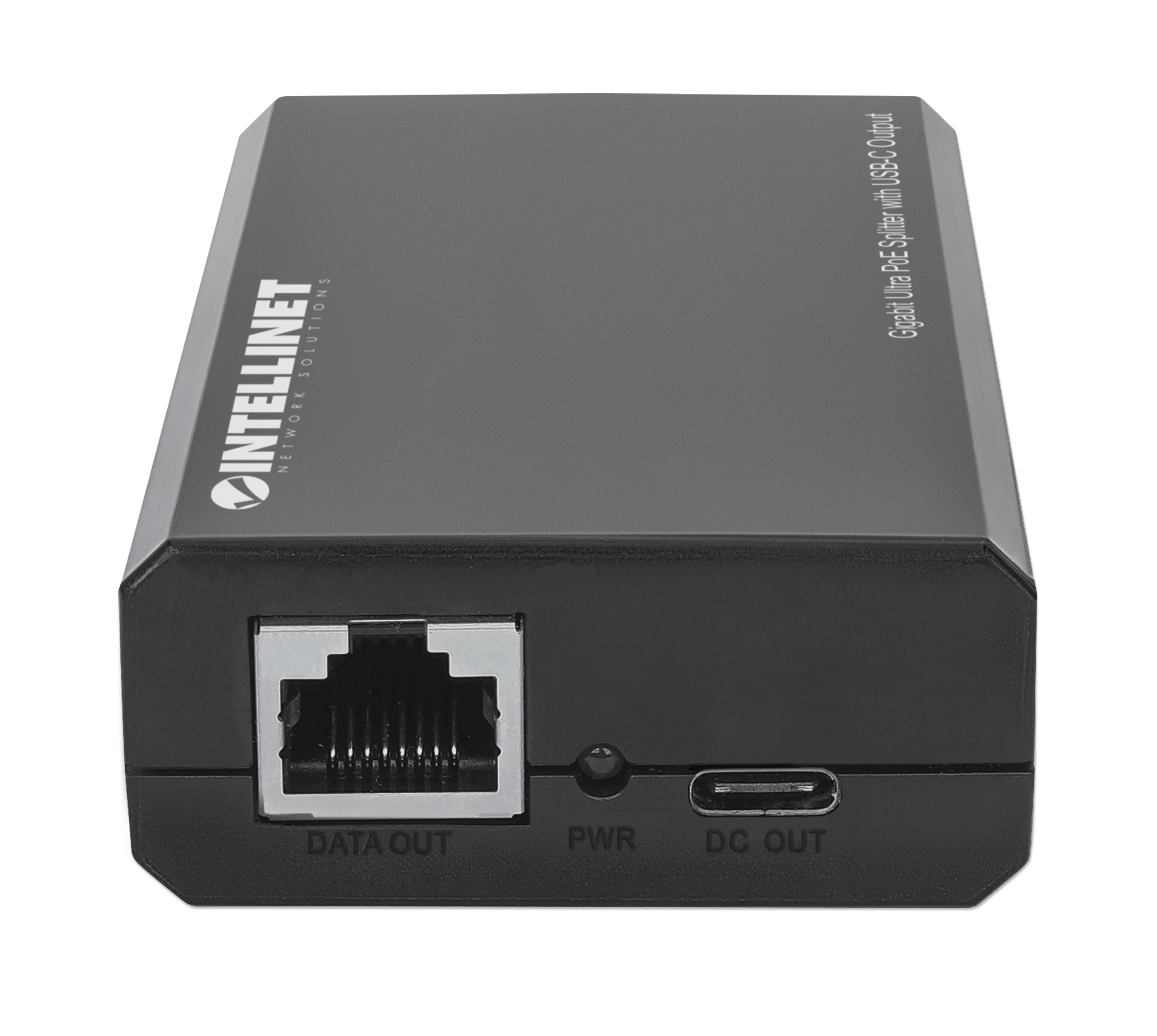 Intellinet 561693 séparateur voix-données Connexion Ethernet, supportant l'alimentation via ce port (PoE) Noir