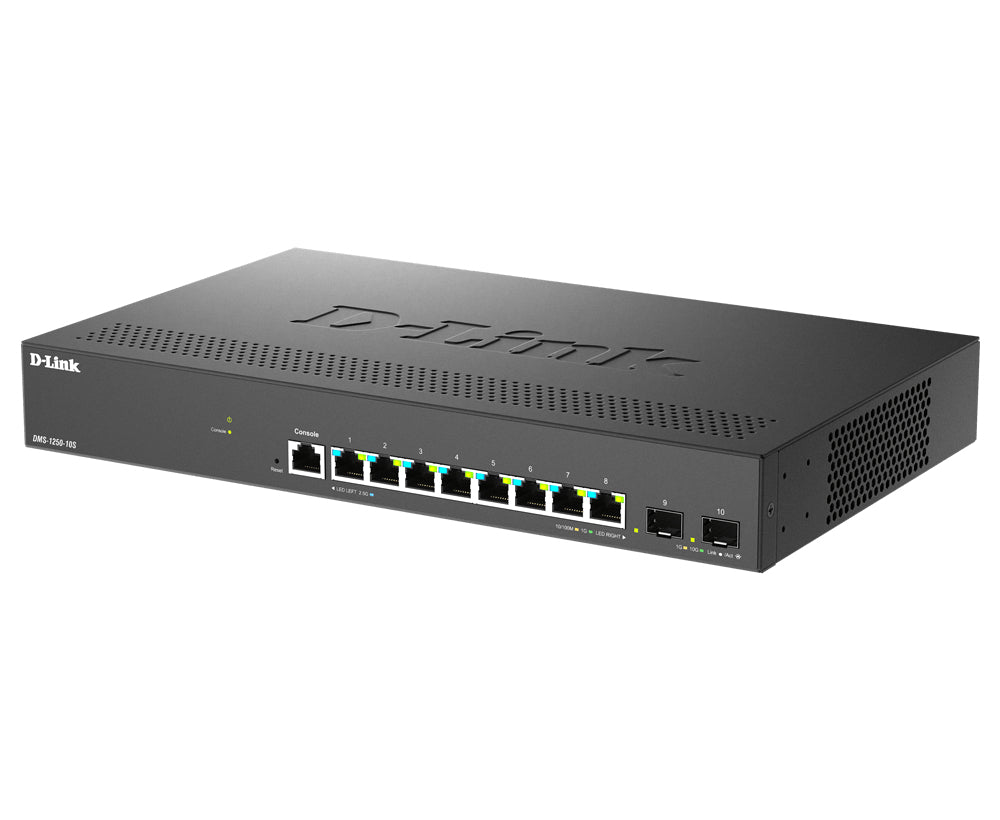 D-LINK Smart+ L2+ 8 ports 2.5 GbE and 2 ports 10 GbE SFP+