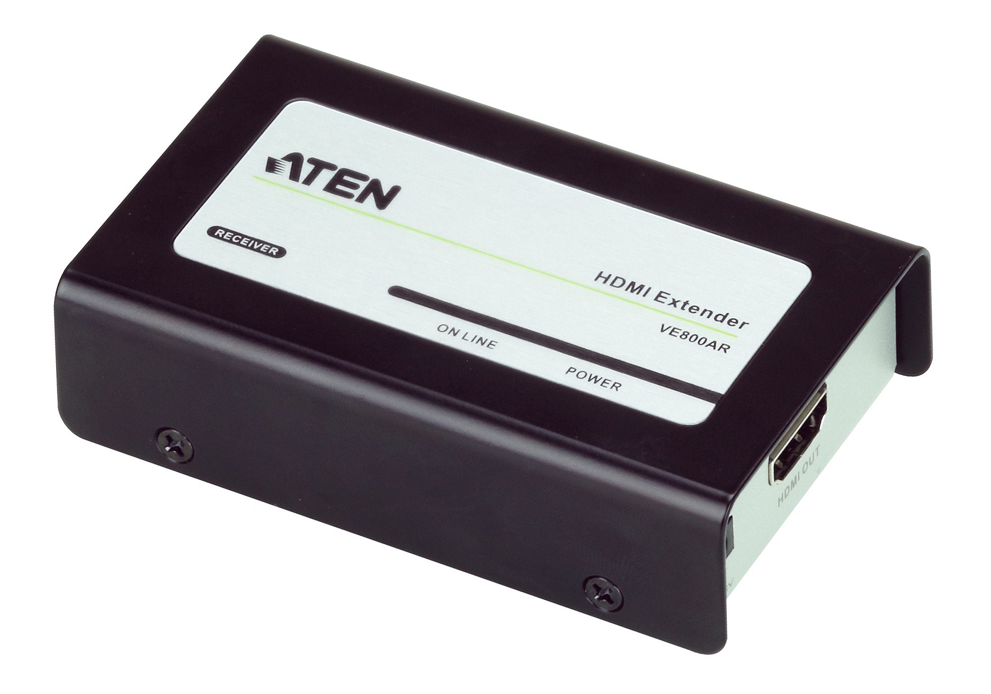 Récepteur HDMI Cat 5 (1080p@40m) - 1920 x 1200 pixels - Récepteur AV - 60 m - Avec fil - Noir - HDCP