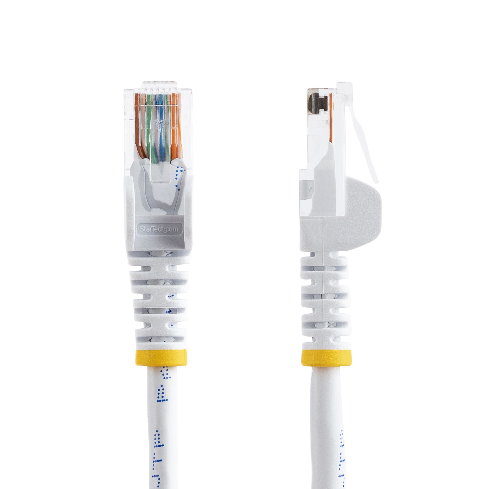 0.5m White Snagless Cat5e Patch Cable