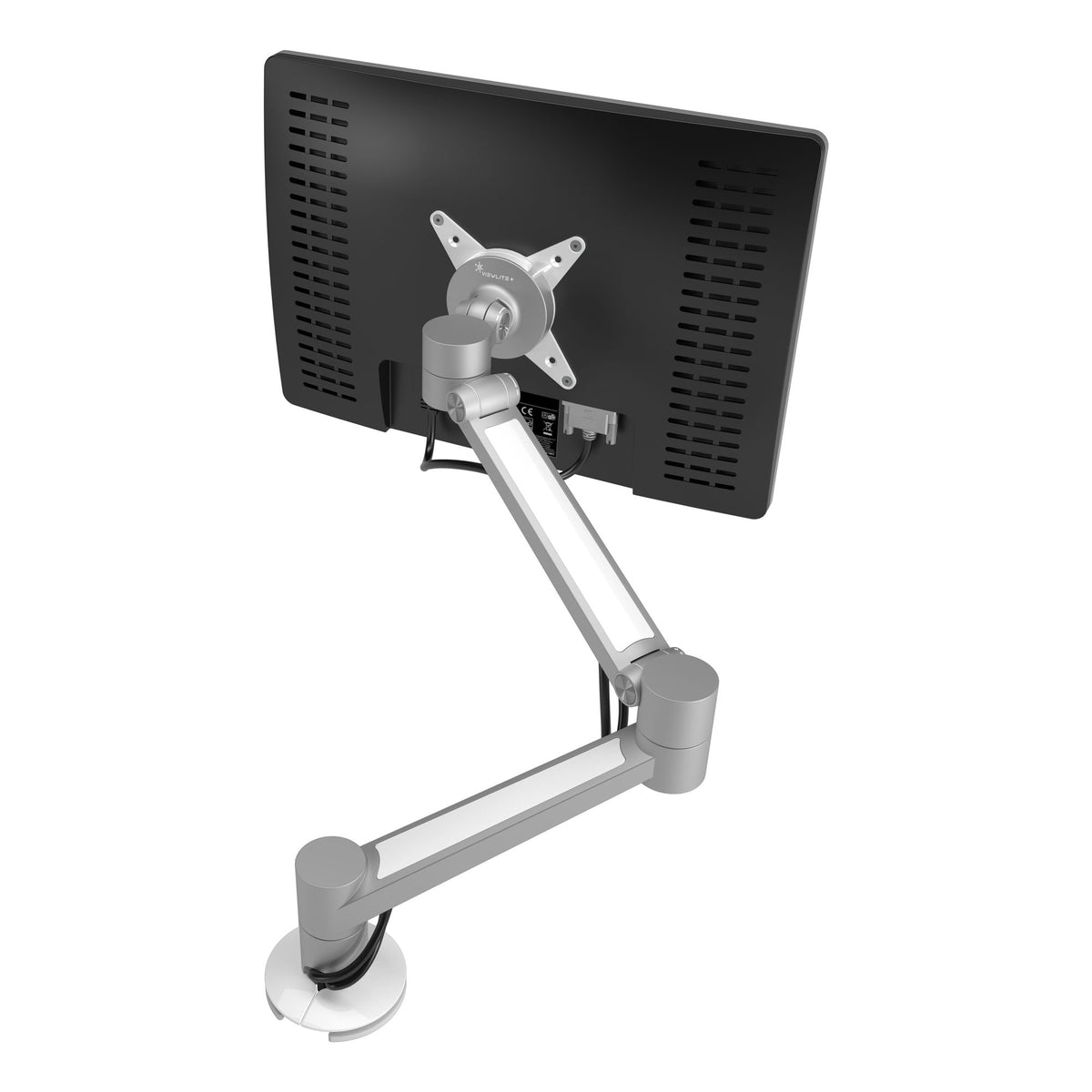 DATAFLEX Support écran de bureau 58.622 argent
