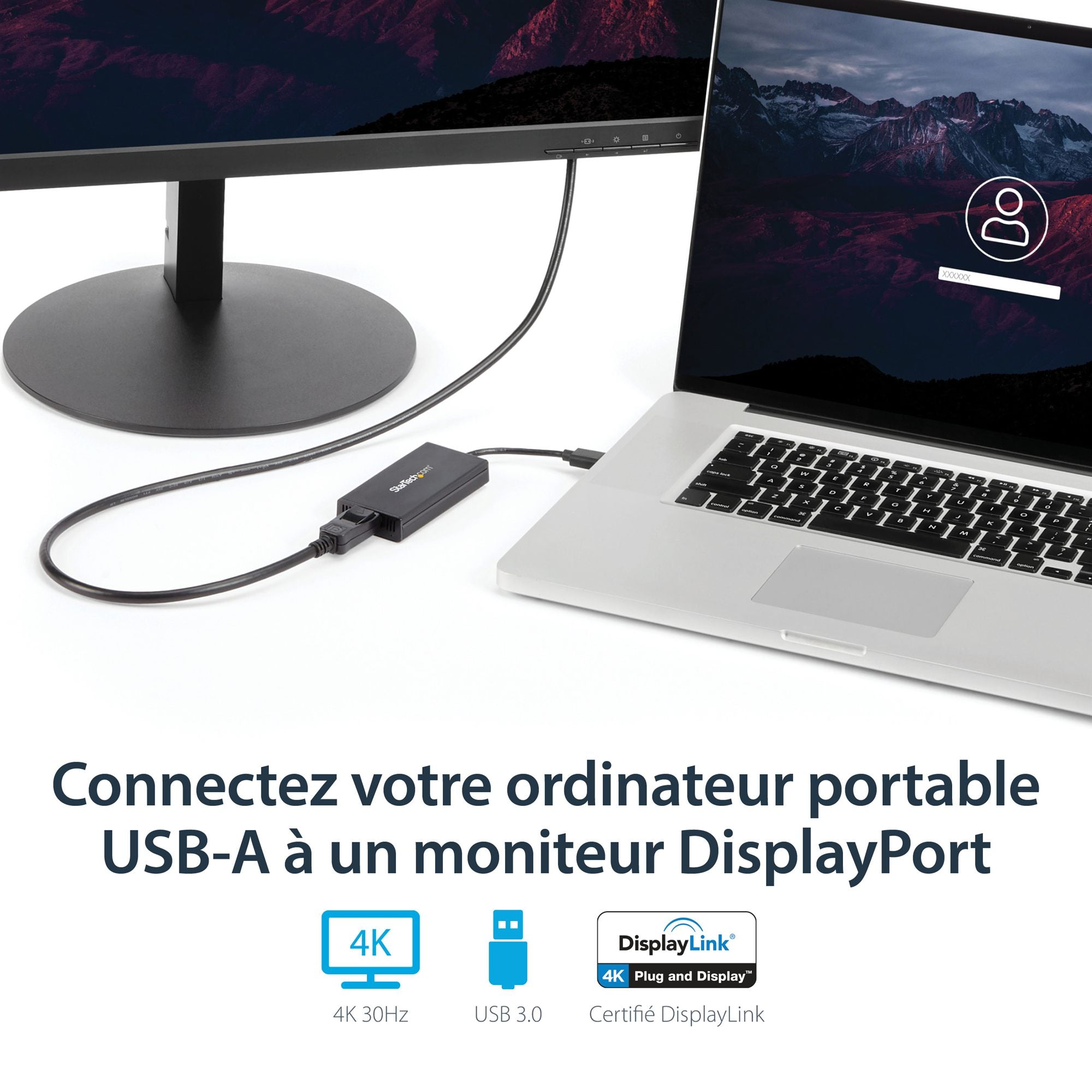 USB 3.0 to DisplayPort Adapter - 4K