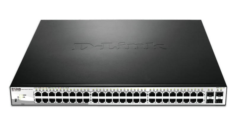 D-LINK 52-Port Layer2 Smart Managed 48x PoE Gigabit Switch dlink green 3.0 48x 10/100/1000Mbit/s TP RJ-45 PoE Ports 802.3at