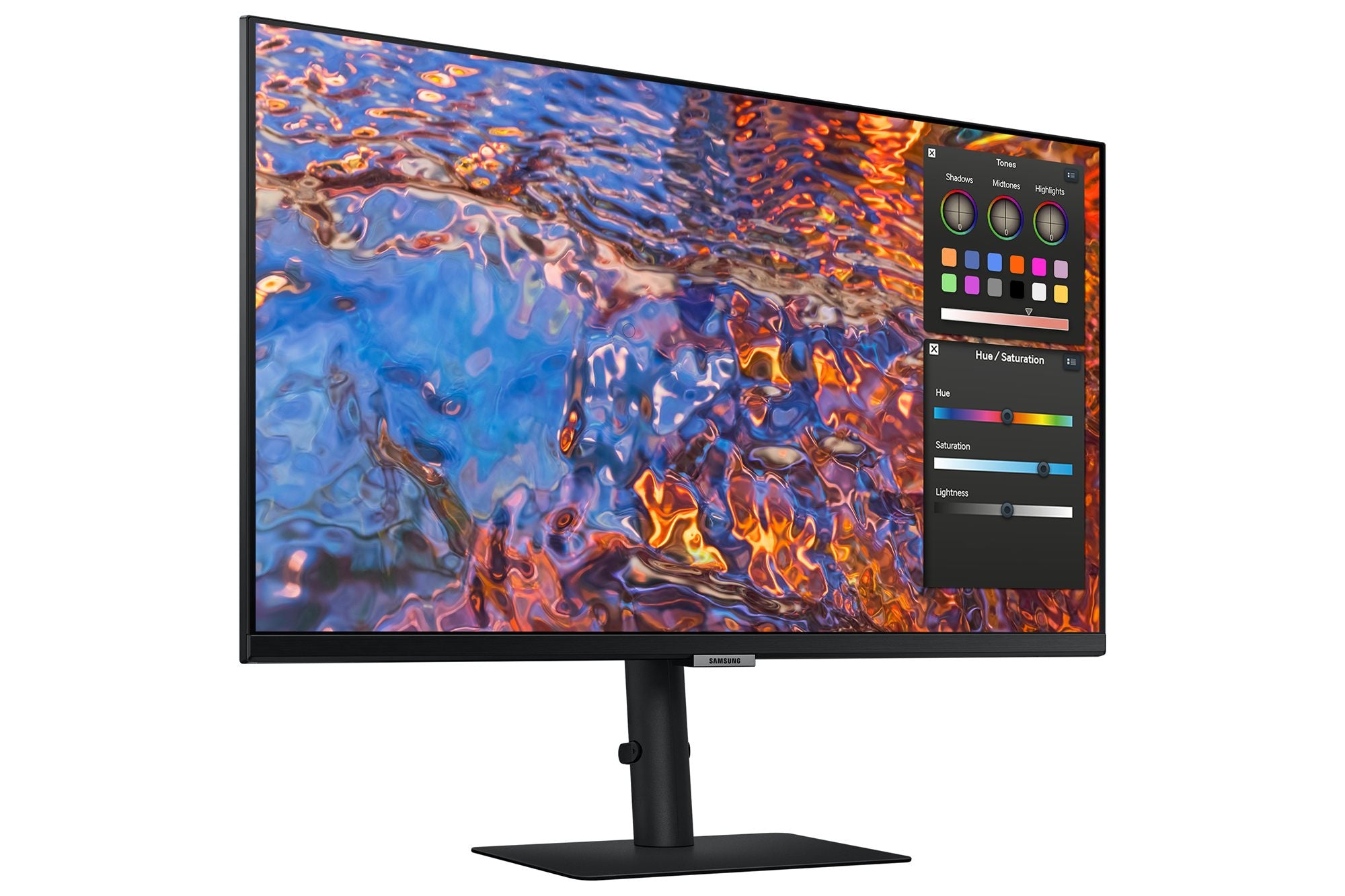 SAMSUNG LS27B800PXPXEN 27p 16:9 3840x2160 IPS 5ms HDR400 HAS/Swivel/Pivot/Tilt HDMI/DP/USB-C 90W/LAN USB3 Hub VESA 100