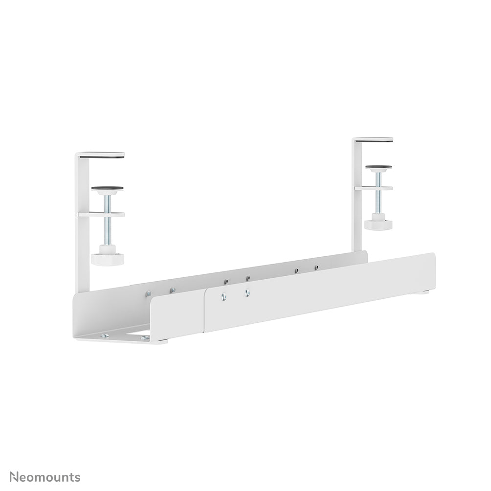 NEOMOUNTS Cable Management Tray max 5kg. clamp-on design universal white