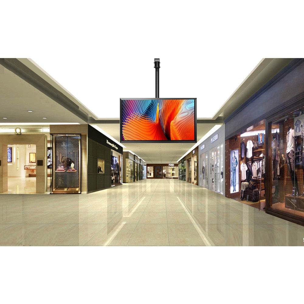 "Techly ICA-CPLB 946S Support de plafond pour TV 37-70"" LED/LCD 50kg réglable"