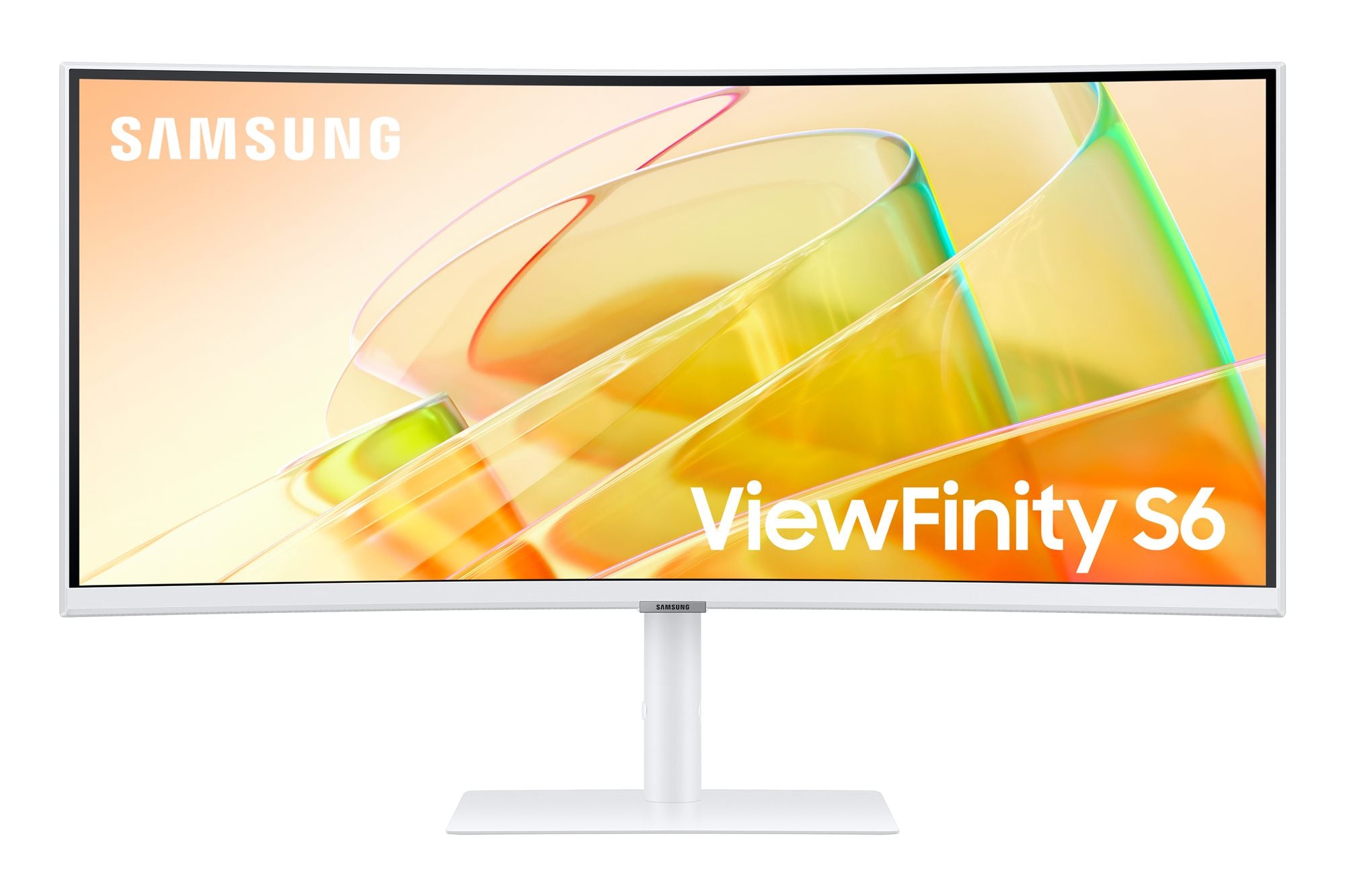 Samsung ViewFinity S65TC - Ecran incurvé -34''- 3440 x 1440 UWQHD- @ 100Hz - VA - HDR10-2x Thunderbolt 4 90W- DP- LAN- Blanc