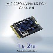 1TB-1024GB SSD M.2 2230 NVME 1.4 PCIe Ge