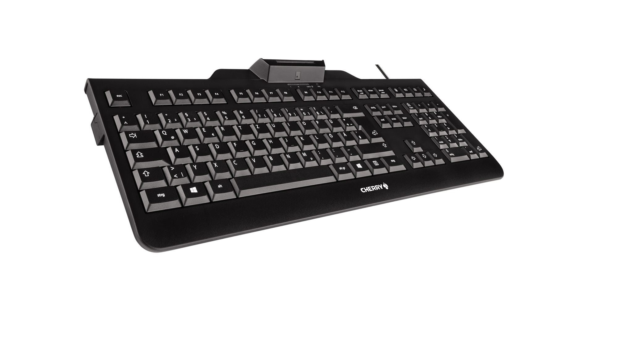 CHERRY Clavier (+cart puces) KC-1000 SC USB noir (FR)