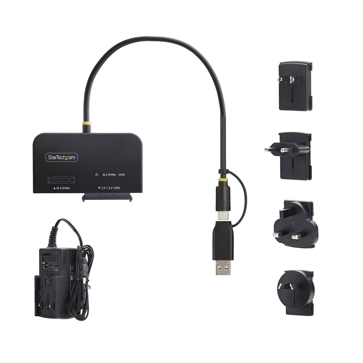 USB to M.2 NVMe and SATA SSD Adapter