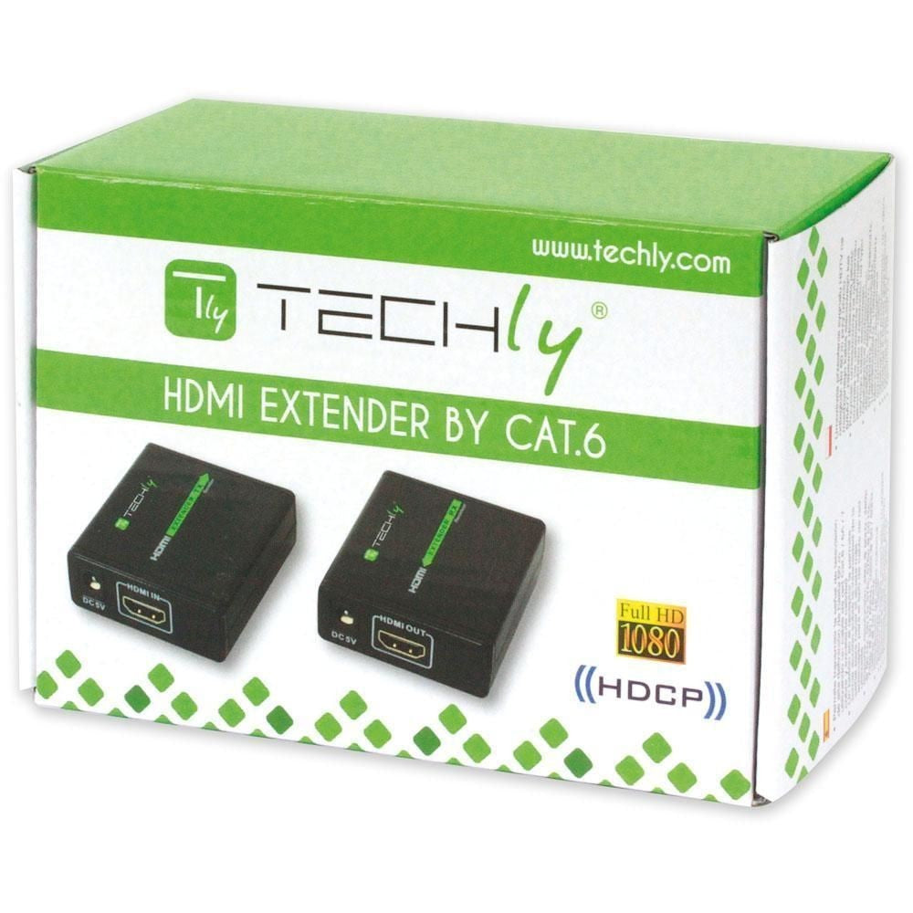 Techly IDATA EXT-E70 Extendeur HDMI 1.3 1080p60Hz jusqu'a 60m sur câble Cat6
