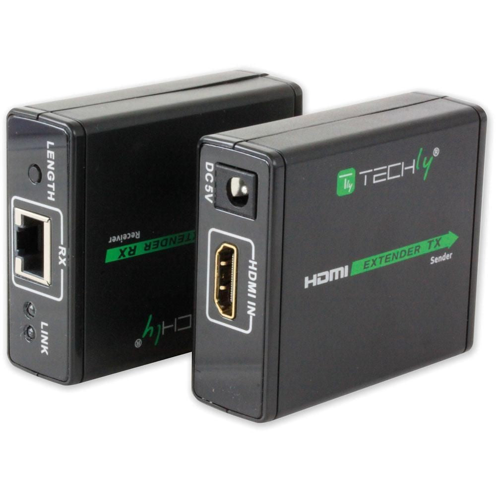 Techly IDATA EXT-E70 Extendeur HDMI 1.3 1080p60Hz jusqu'a 60m sur câble Cat6