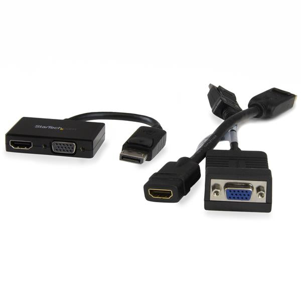 Travel A/V Adapter: DP to VGA/HDMI
