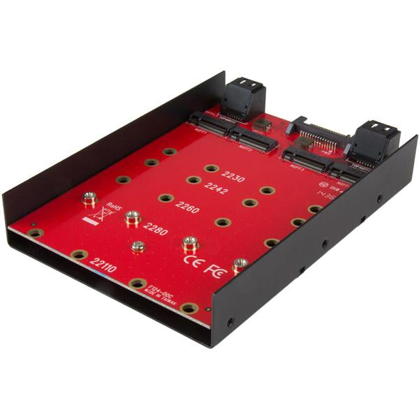 4x M.2 to SATA 3.5in mounting adapter