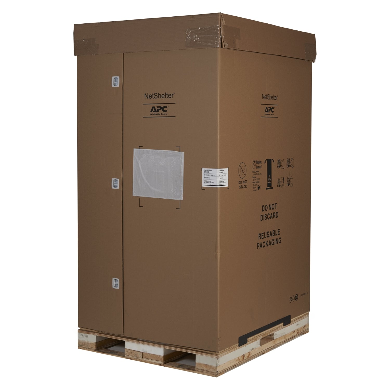 APC NetShelter SX 42U 600mm Wide x 1070mm Deep with Sides Black -2000 lbs. Shock Packaging