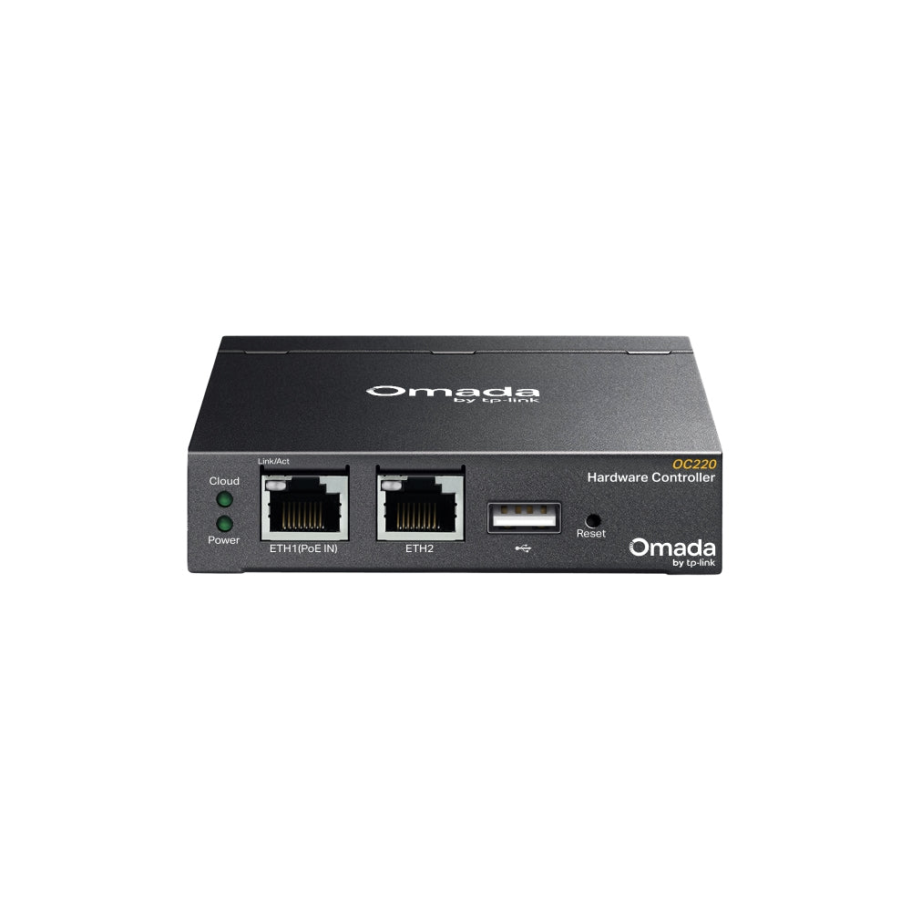 TP-LINK Omada Hardware Controller 2x 10/100/1000 Mbps Ethernet Ports 1x USB 2.0 Port 1x Micro USB Port