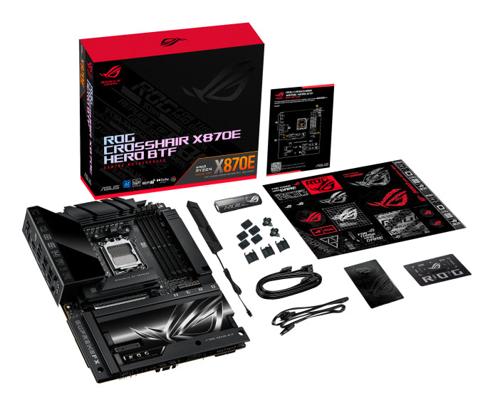 ASUS AMD X870E AM5 Socket ATX motherboard 4xDDR5 1xHDMI 2.1 5xM.2 4xSATA