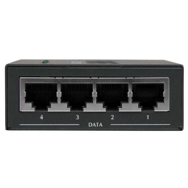4 Port Gigabit Midspan - PoE+Injector