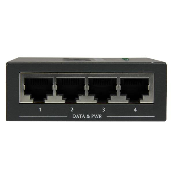 4 Port Gigabit Midspan - PoE+Injector