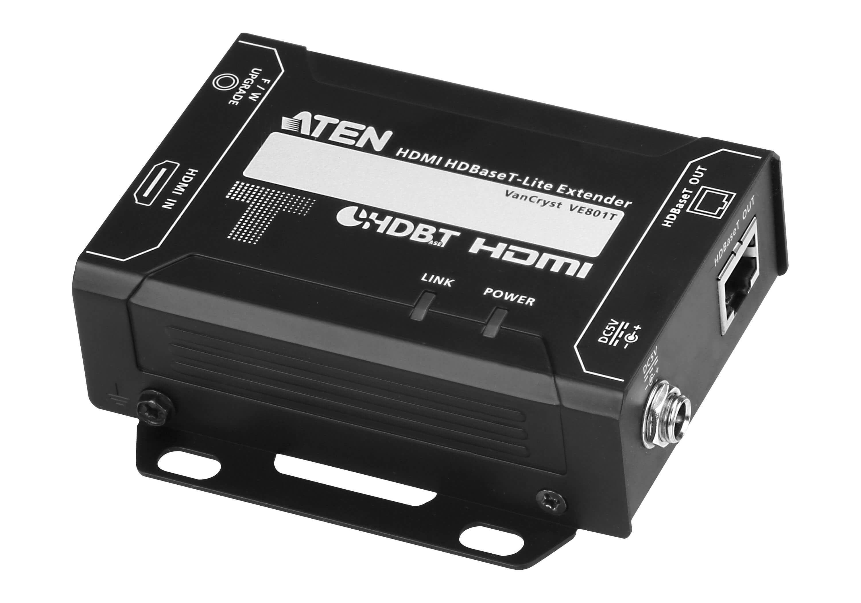 VE801T - 3840 x 2160 pixels - Émetteur AV - 70 m - Noir - HDCP