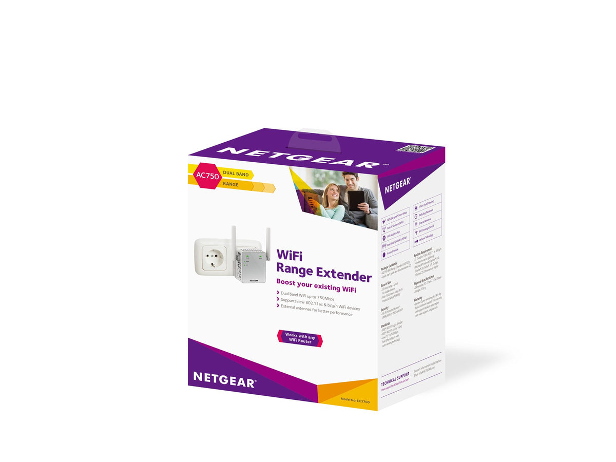Netgear EX3700 repeteur wifi AC750 dual-band