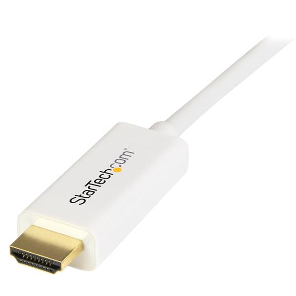 6 ft mDP to HDMI converter cable White