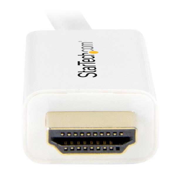 6 ft mDP to HDMI converter cable White