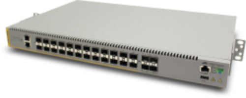 ALLIED Stackable L3 switch with 24x 100/1000 SFP ports and 4 10G SFP+ ports Dual DC Power supplies