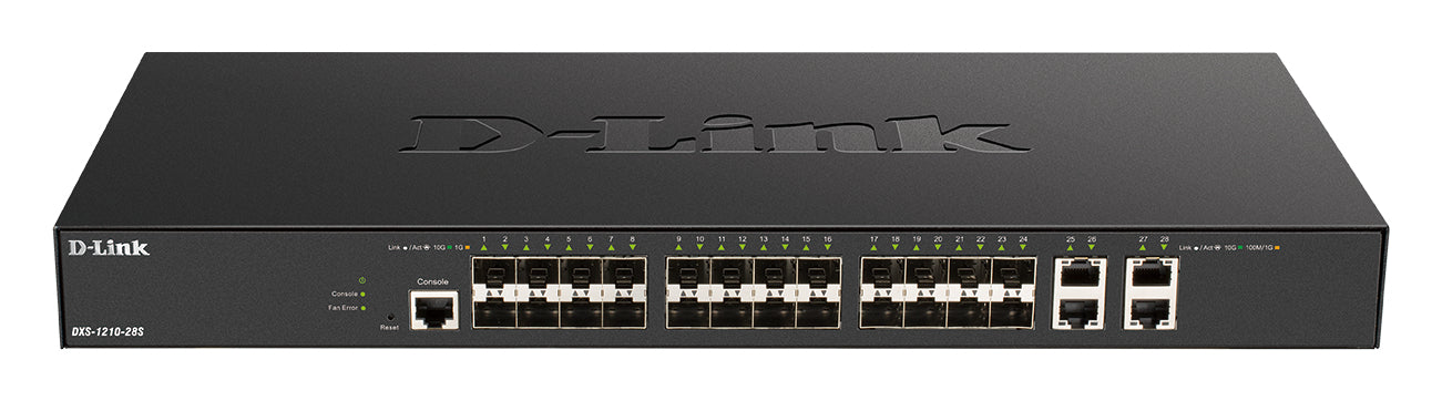 D-LINK Smart+ L2+ 24 ports Switch 10GbE SFP+ & 4 ports copper 10GbE